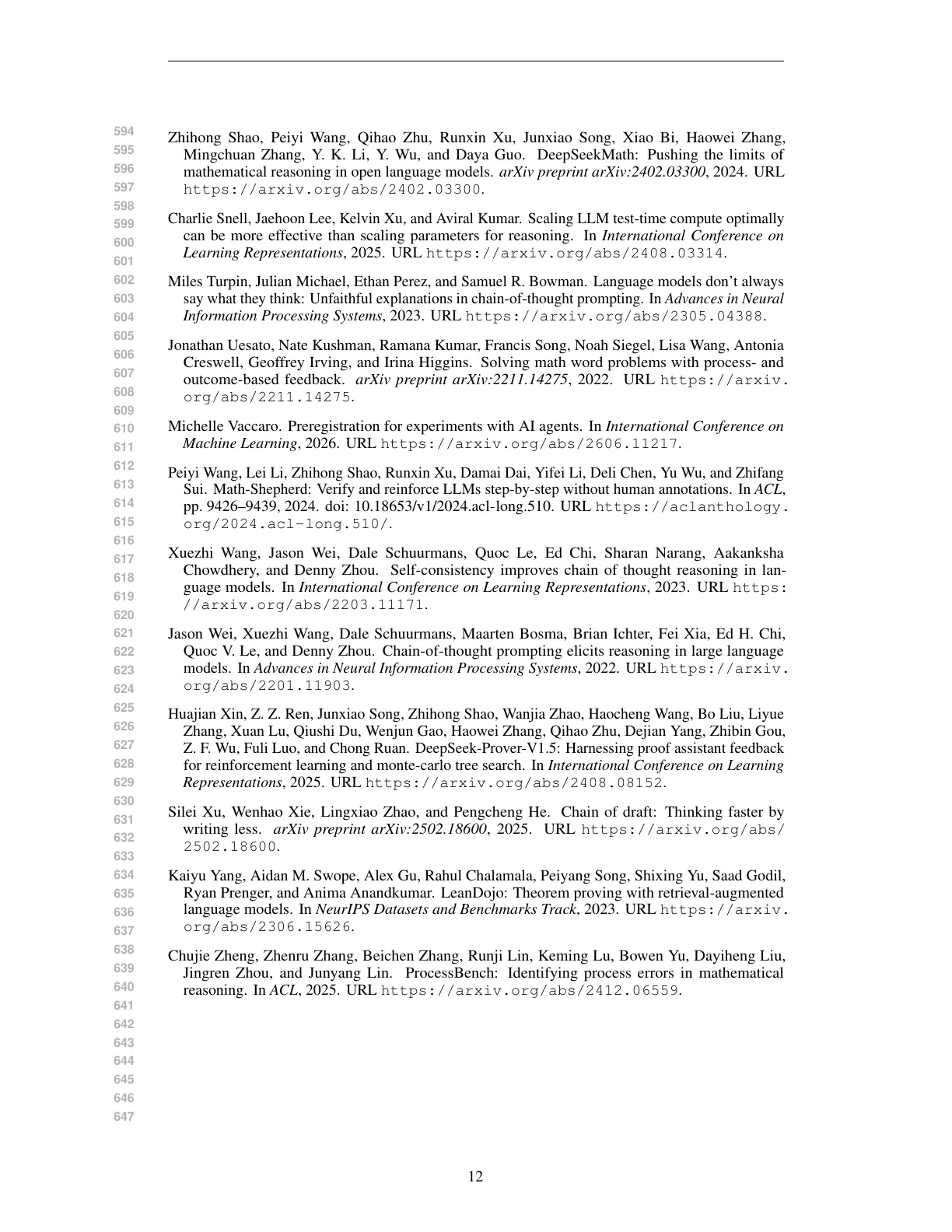 Page 12 of Measuring Answer Accuracy and Trace Verifiability in Mathematical Reasoning