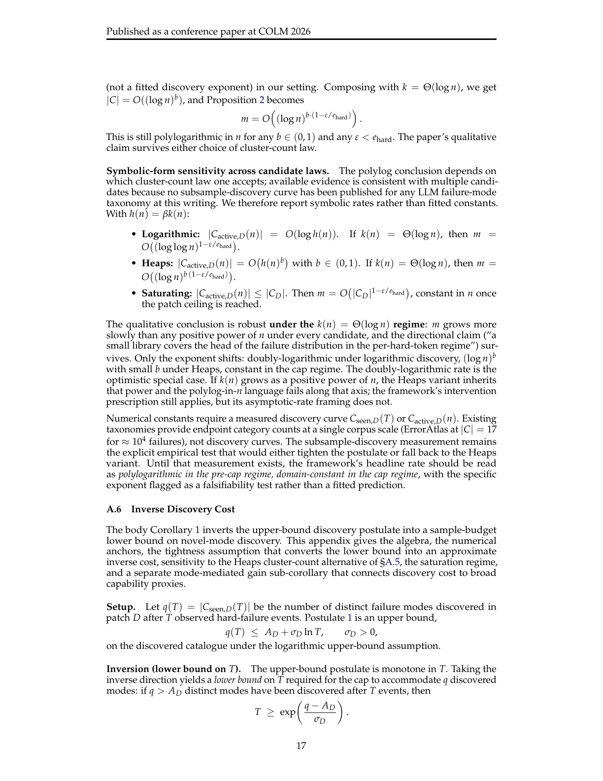 Page 17 of The Architecture of Errors: From Universal Impossibility to Patch-Local LLM Reliability