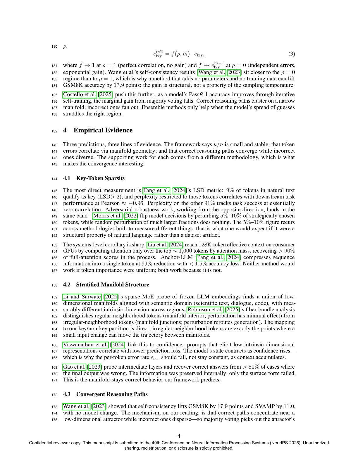 Page 4 of Beyond Exponential Decay: Rethinking Error Accumulation in Large Language Models