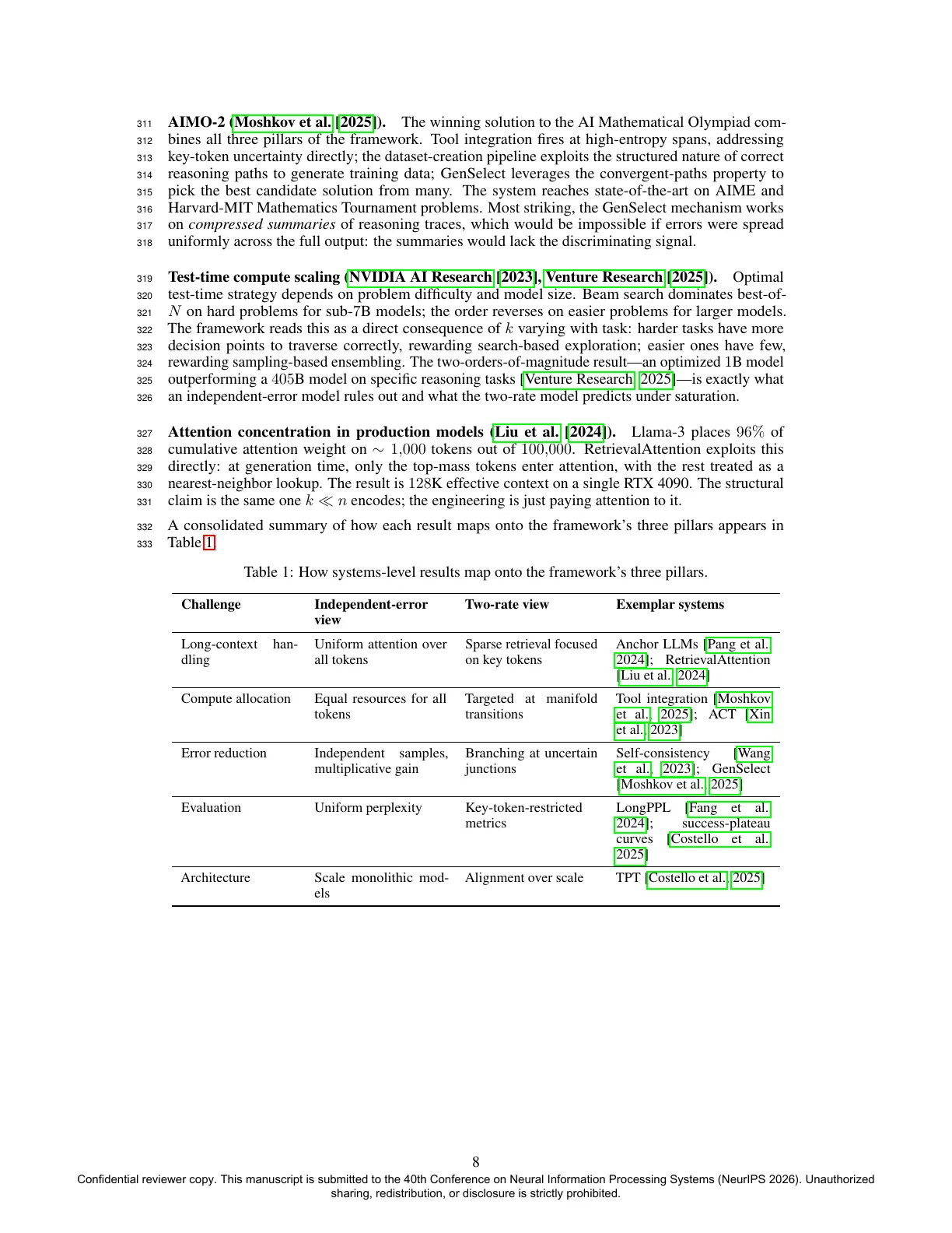 Page 8 of Beyond Exponential Decay: Rethinking Error Accumulation in Large Language Models