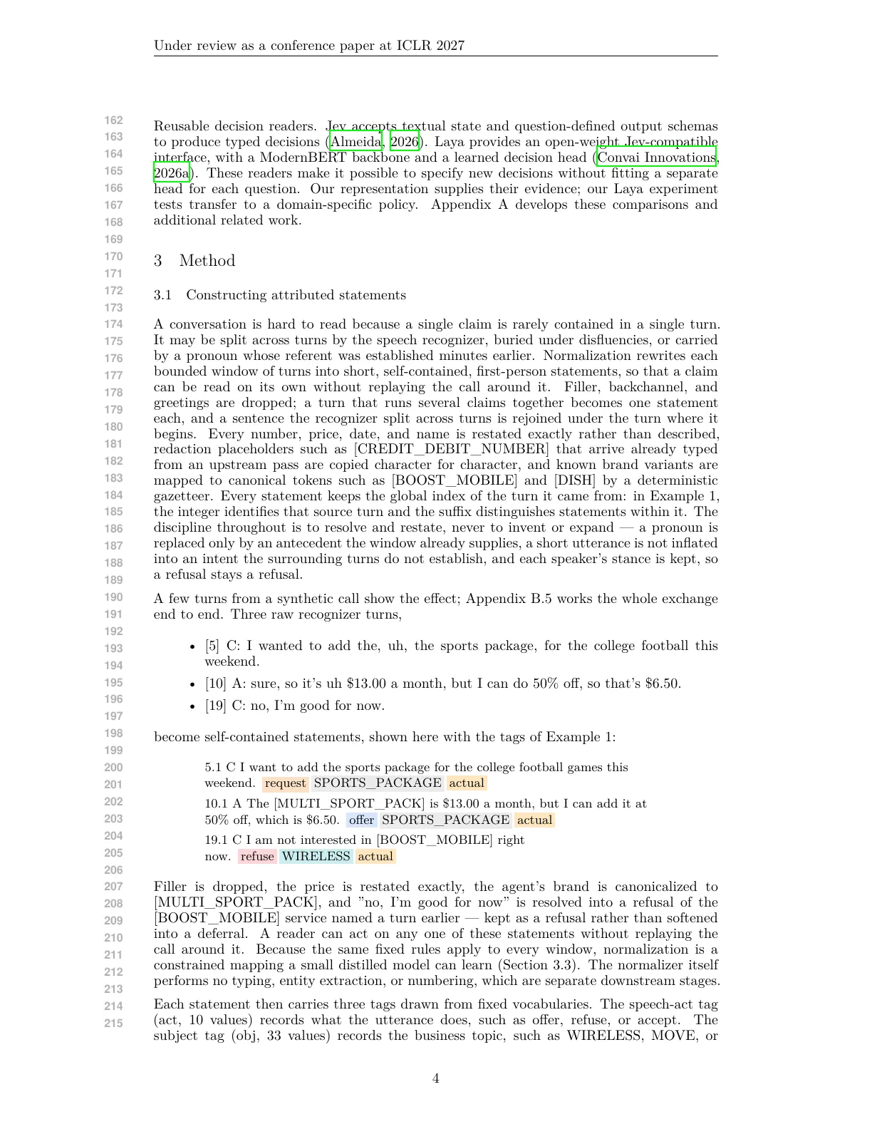 Page 4 of Clarify, Then Focus: Statement Normalization for Conversation Analytics at Scale