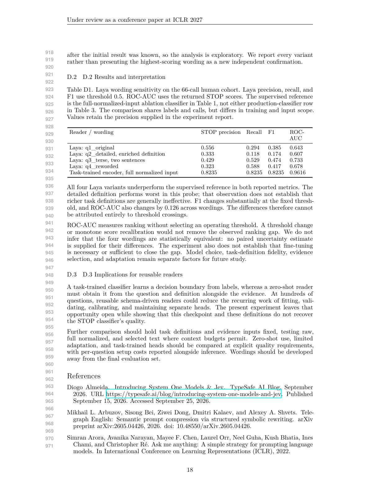 Page 18 of Clarify, Then Focus: Statement Normalization for Conversation Analytics at Scale