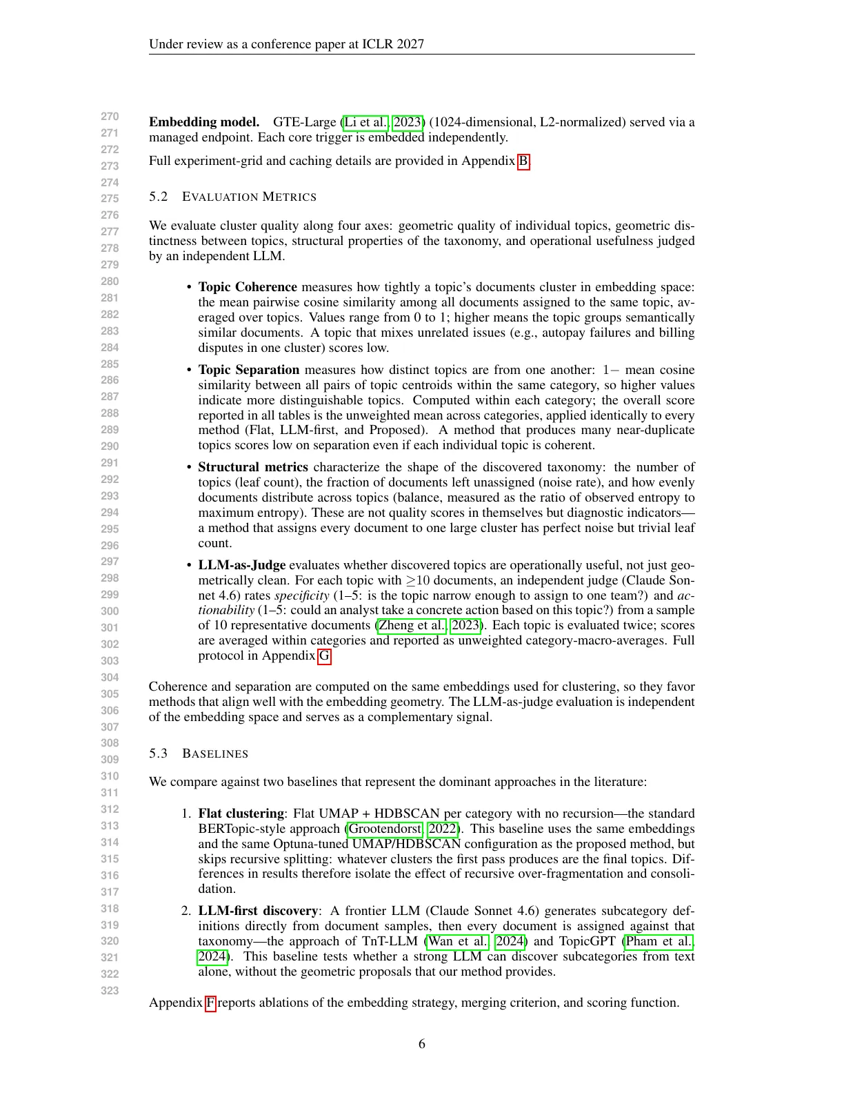 Page 6 of Clusters Are Proposals: Discovering Hidden Subcategories in Pre-Categorized Text