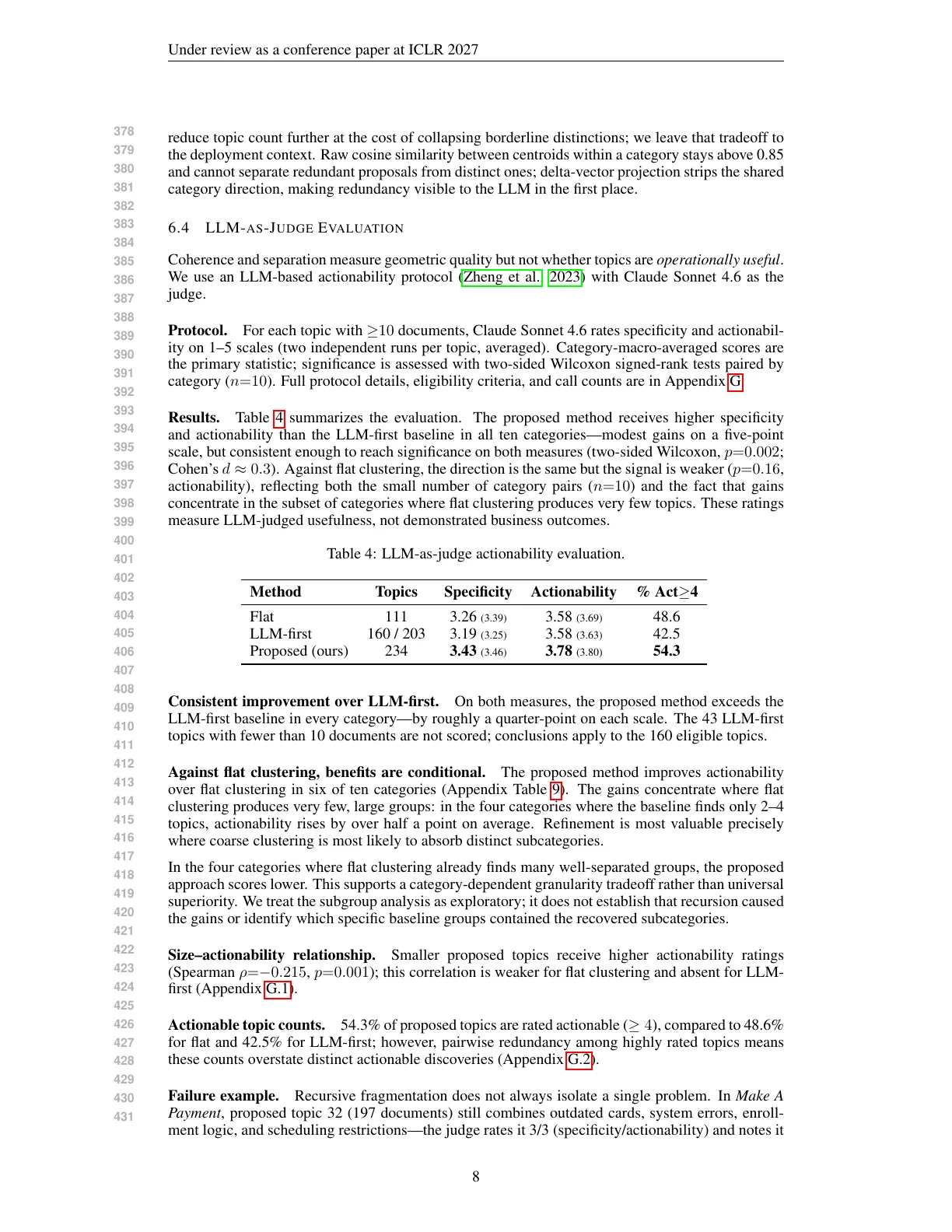 Page 8 of Clusters Are Proposals: Discovering Hidden Subcategories in Pre-Categorized Text
