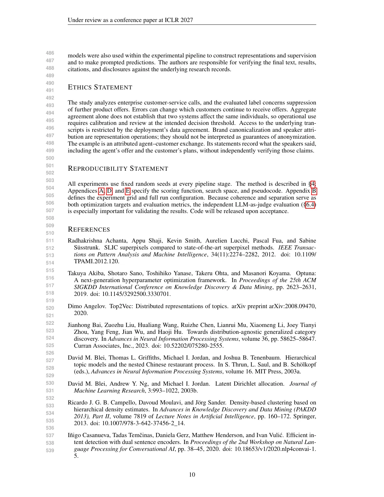 Page 10 of Clusters Are Proposals: Discovering Hidden Subcategories in Pre-Categorized Text