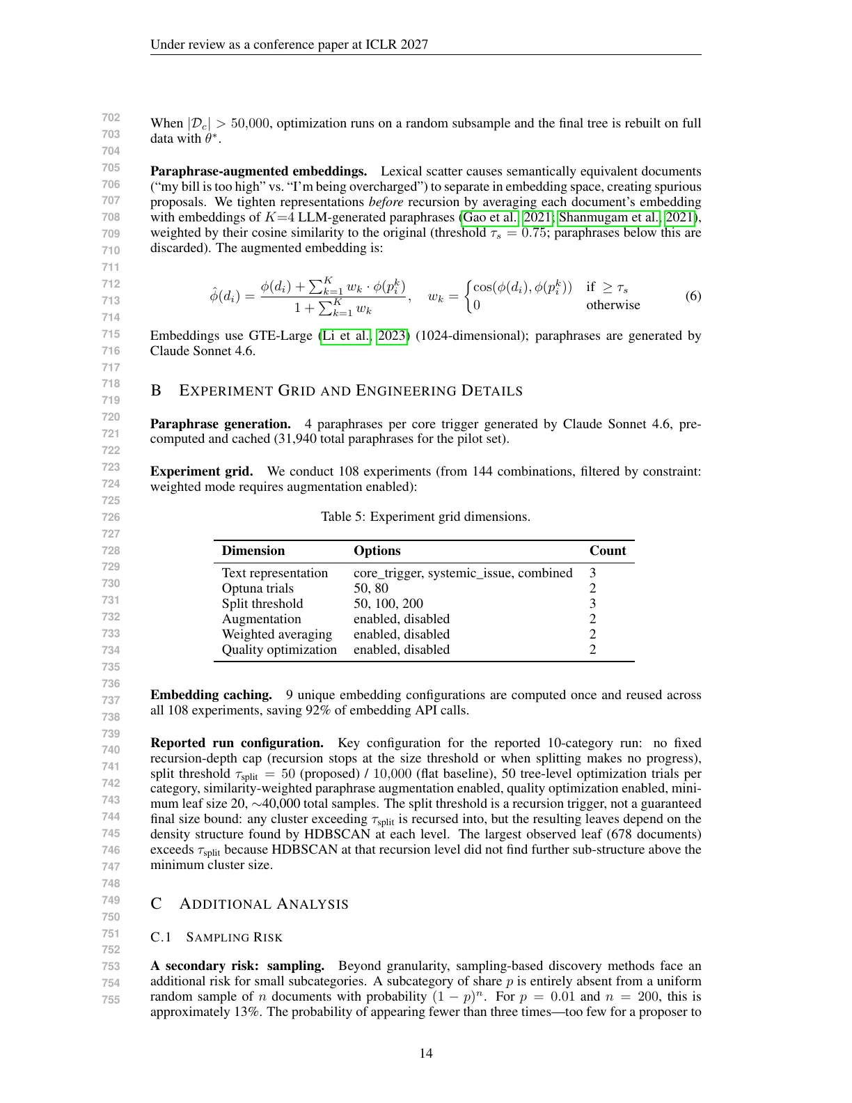 Page 14 of Clusters Are Proposals: Discovering Hidden Subcategories in Pre-Categorized Text