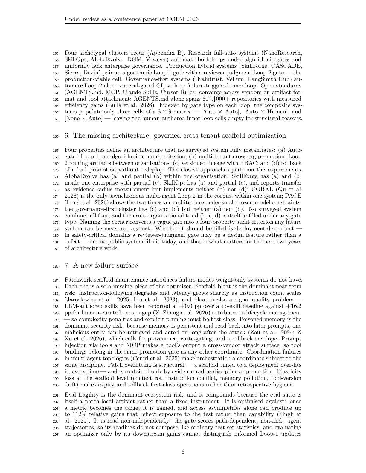 Page 6 of Frontier and Localhost: How Production AI Learns Outside the Weights