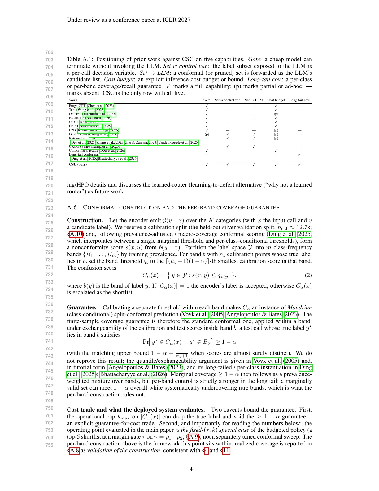 Page 14 of High-Load Budgeted Categorization of Customer Care Calls: An Encoder-LLM Cascade Solution
