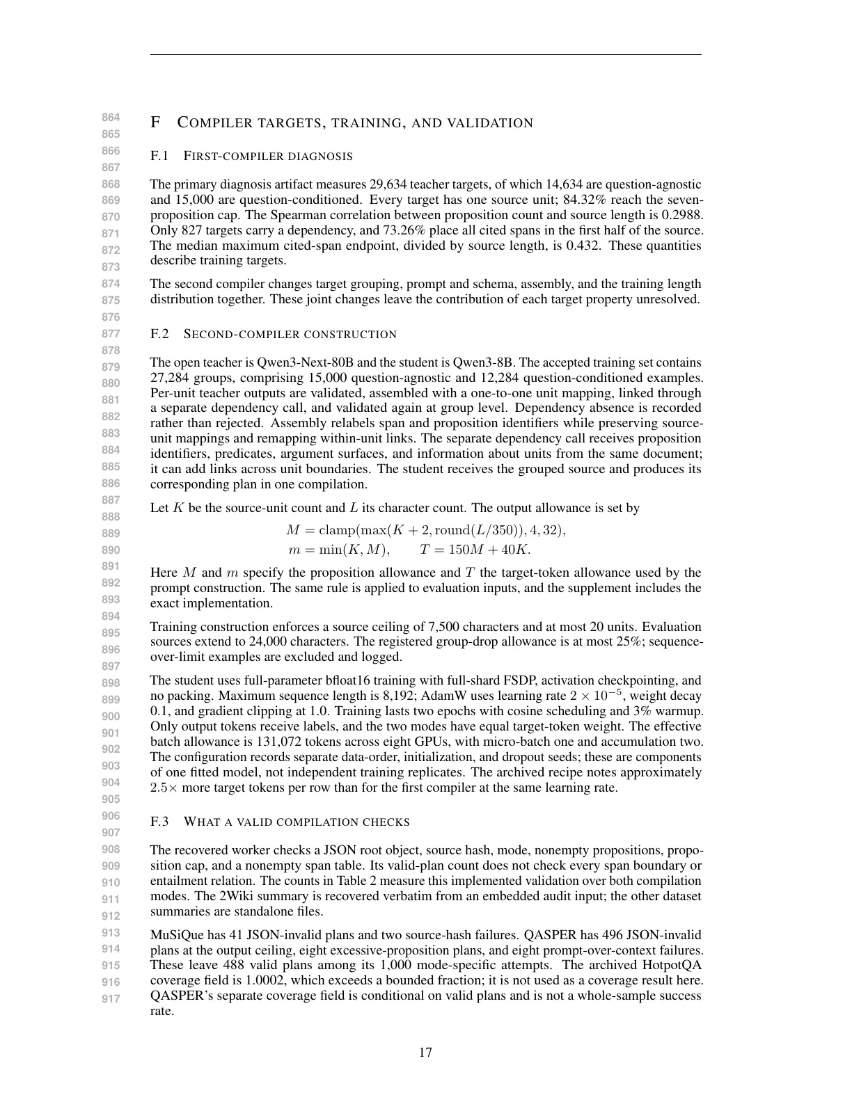 Page 17 of Evaluating Relational Context Compression at Realized Token Budgets