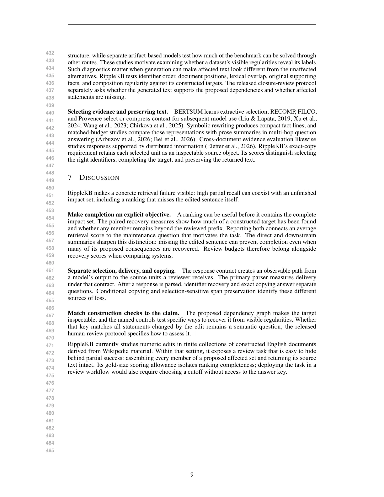 Page 9 of RippleKB: Finding What an Edit Changes Across Linked Documents