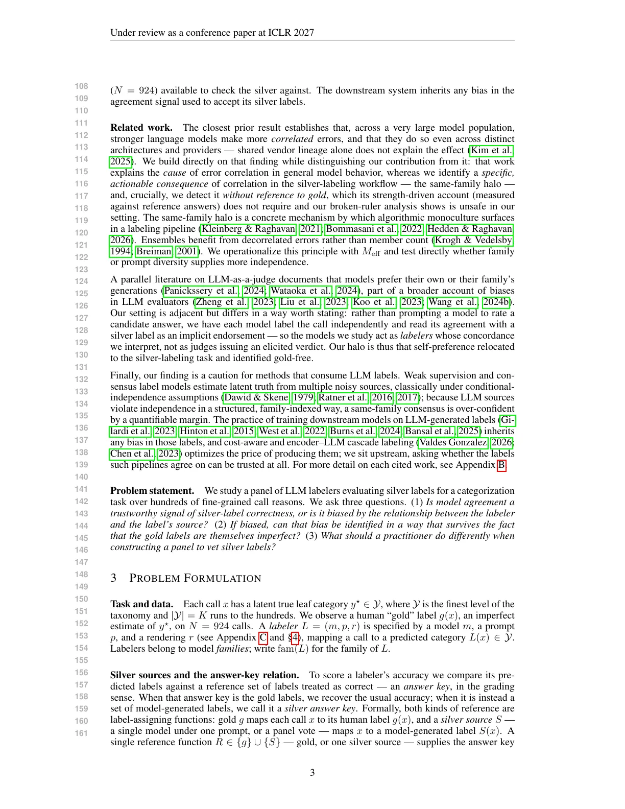 Page 3 of The Same-Family Halo: A Gold-Free Audit of Source-Dependent Agreement in LLM Silver Labeling