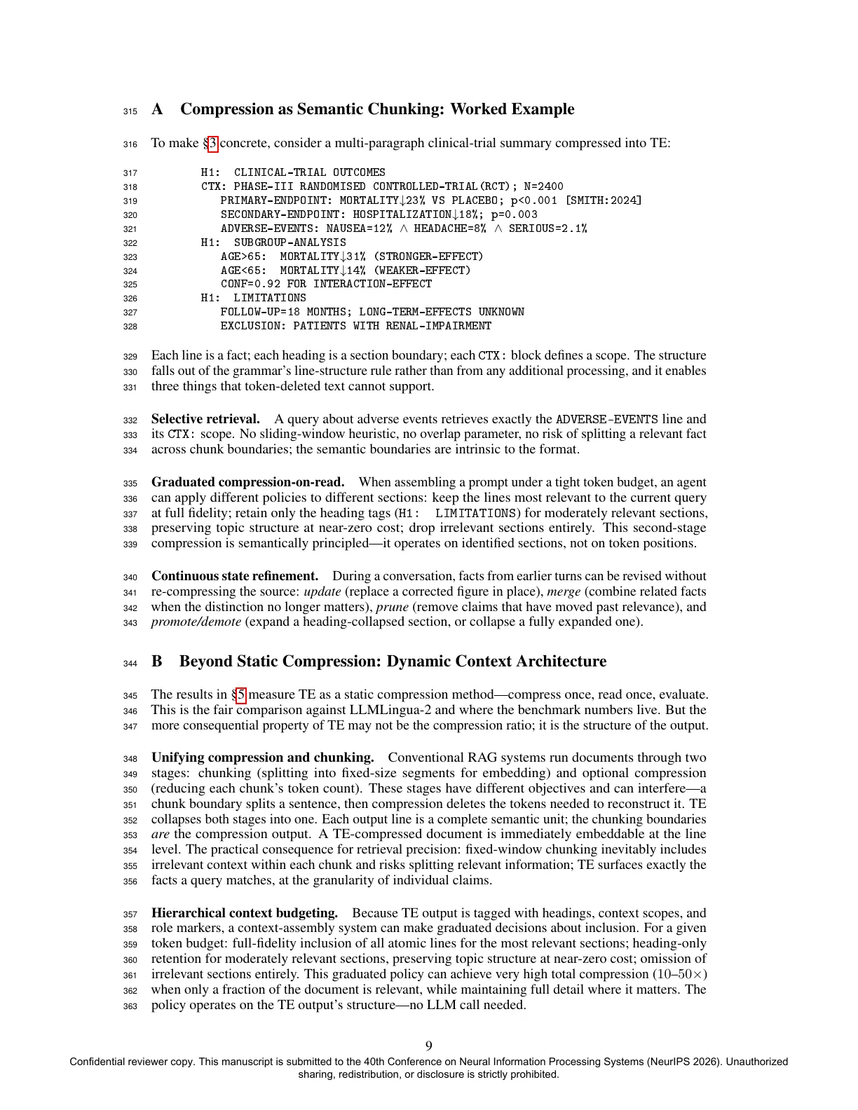 Page 9 of Telegraph English: Semantic Prompt Compression via Structured Symbolic Rewriting