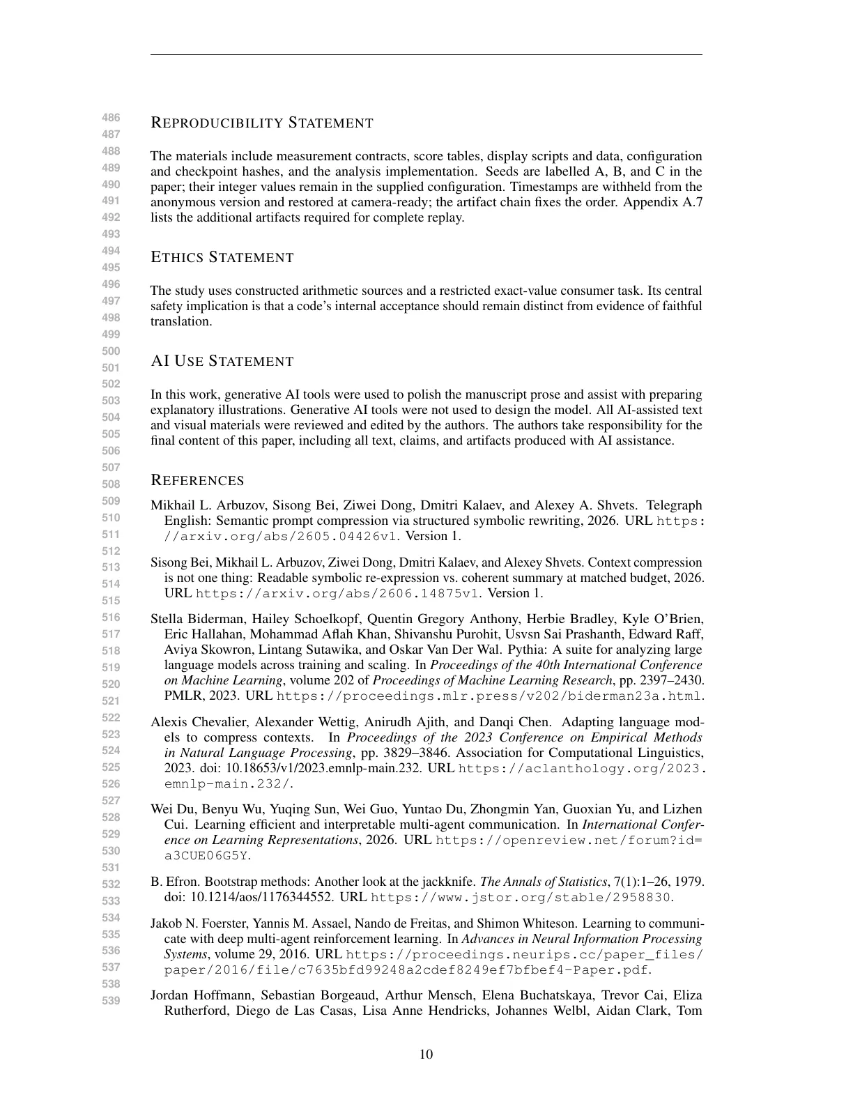 Page 10 of What Survives Learned Symbolic Compression?